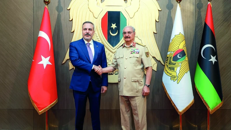 Hafter ile kritik görüşme